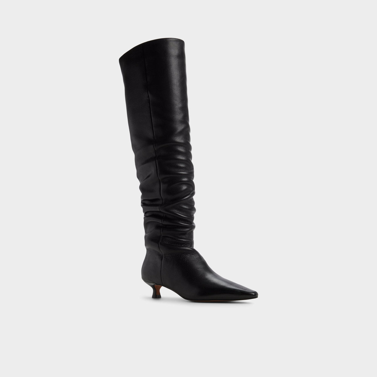 Muttsee Black Women's Tall Boots - Over-the-knee boot, Kitten heel | Aldo