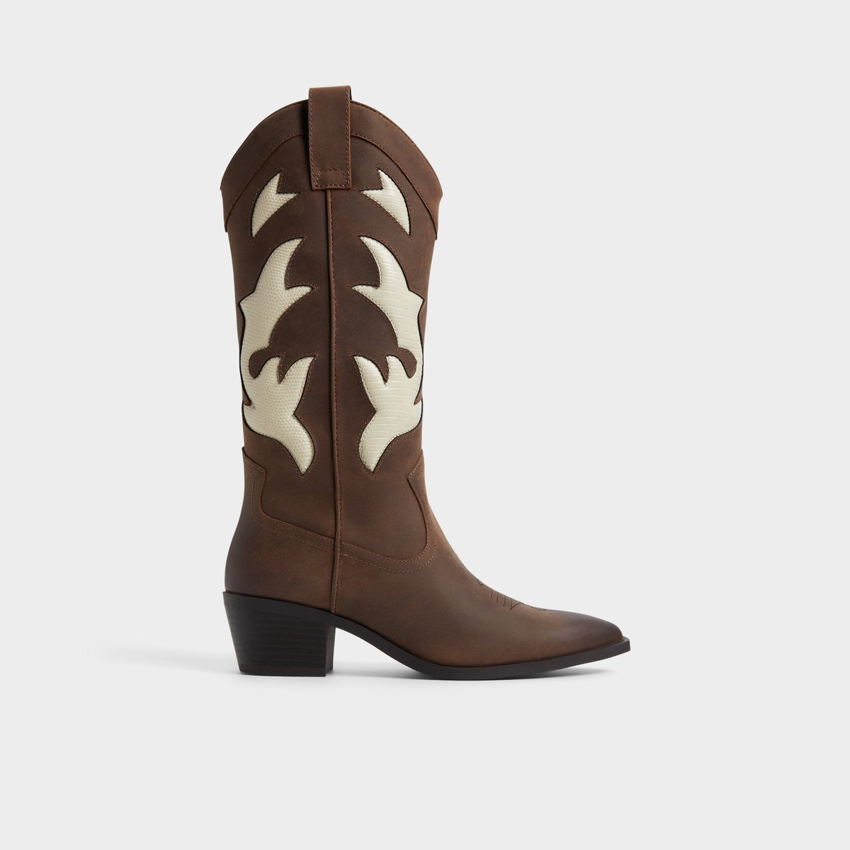 Nebraska Royal Brown Women's Western - Mid-calf western boot | Aldo