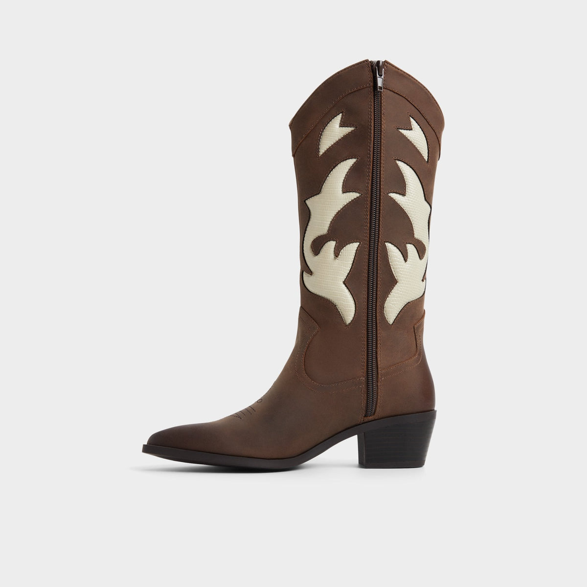Nebraska Royal Brown Women's Western - Mid-calf western boot | Aldo