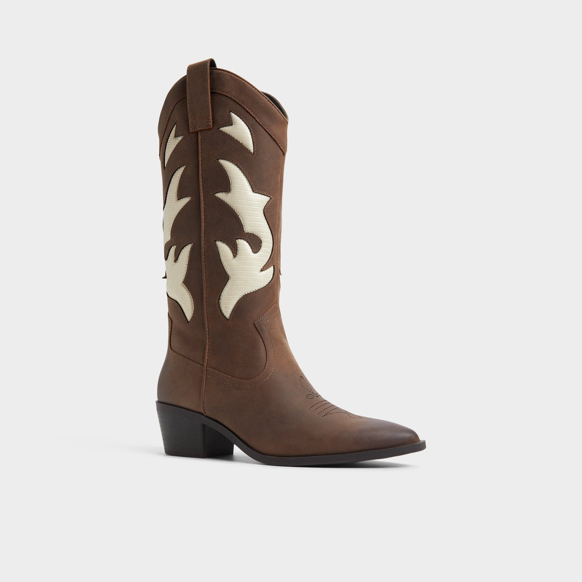 Nebraska Royal Brown Women's Western - Mid-calf western boot | Aldo