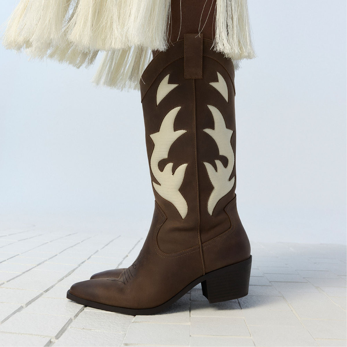 Nebraska Royal Brown Women's Western - Mid-calf western boot | Aldo