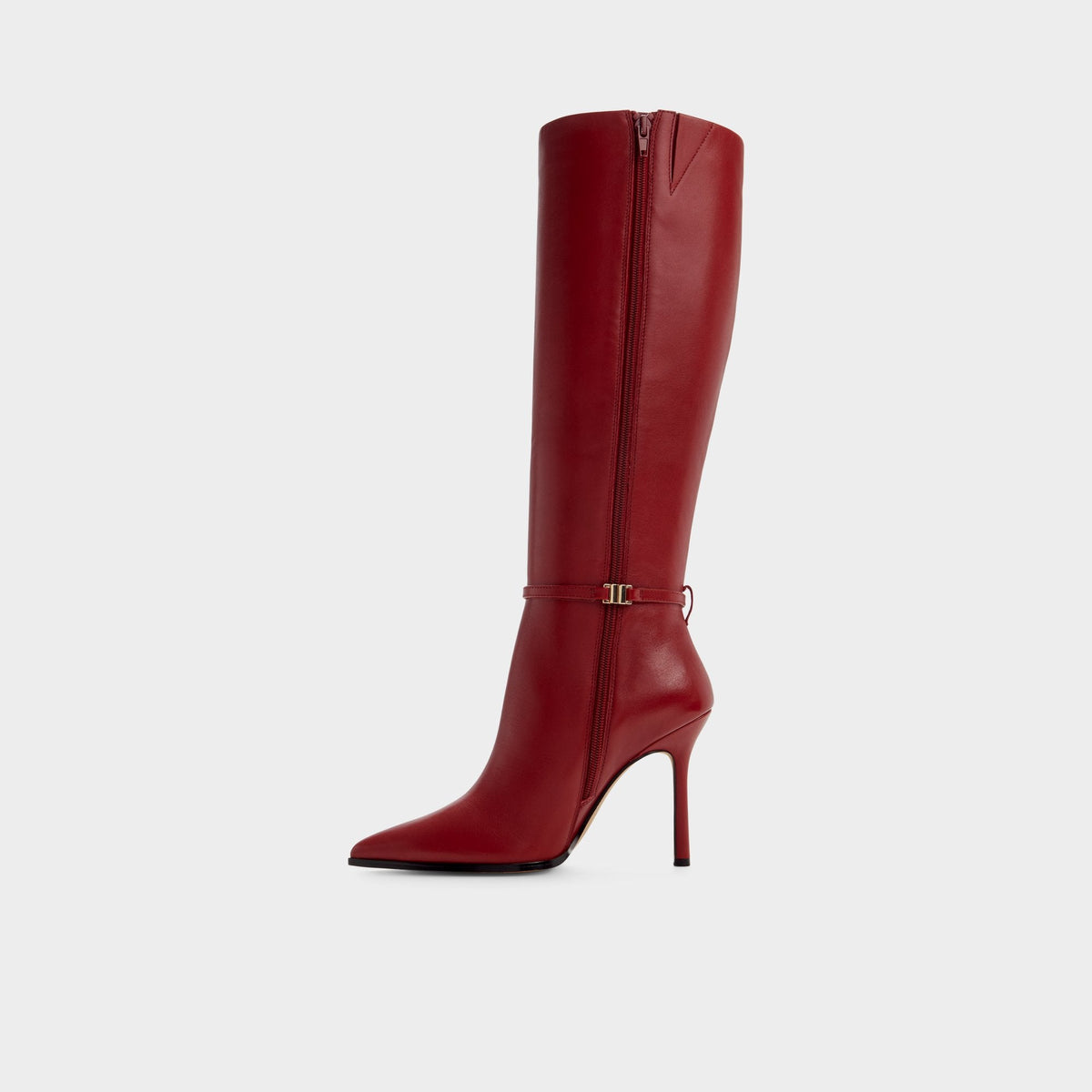 Maellie in Dark Red - Knee-high boot, Stiletto heel | Aldo