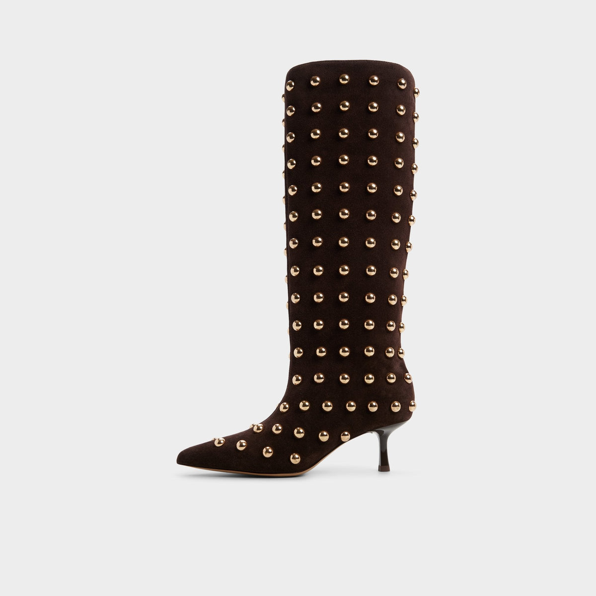 Selora in Medium Brown - Knee-high boot, Stiletto heel | Aldo