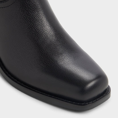 Emberlyn in Black - Knee-high western boot, Cup sole | Aldo