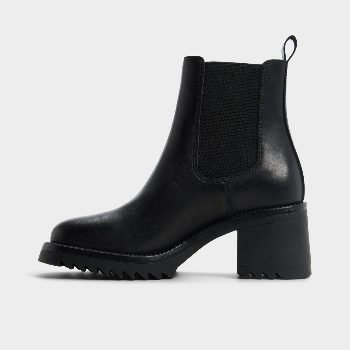 Anneliese in Black - Chelsea boot, Lug sole | Aldo