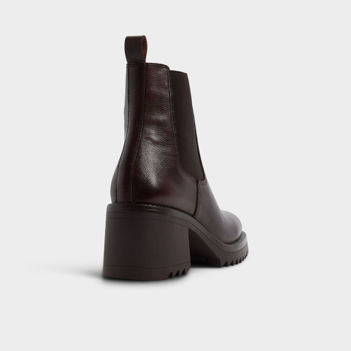 Anneliese in Medium Brown - Chelsea boot, Lug sole | Aldo