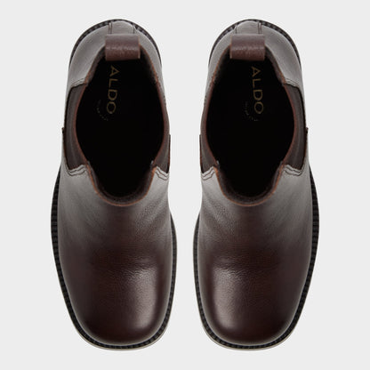 Anneliese in Medium Brown - Chelsea boot, Lug sole | Aldo