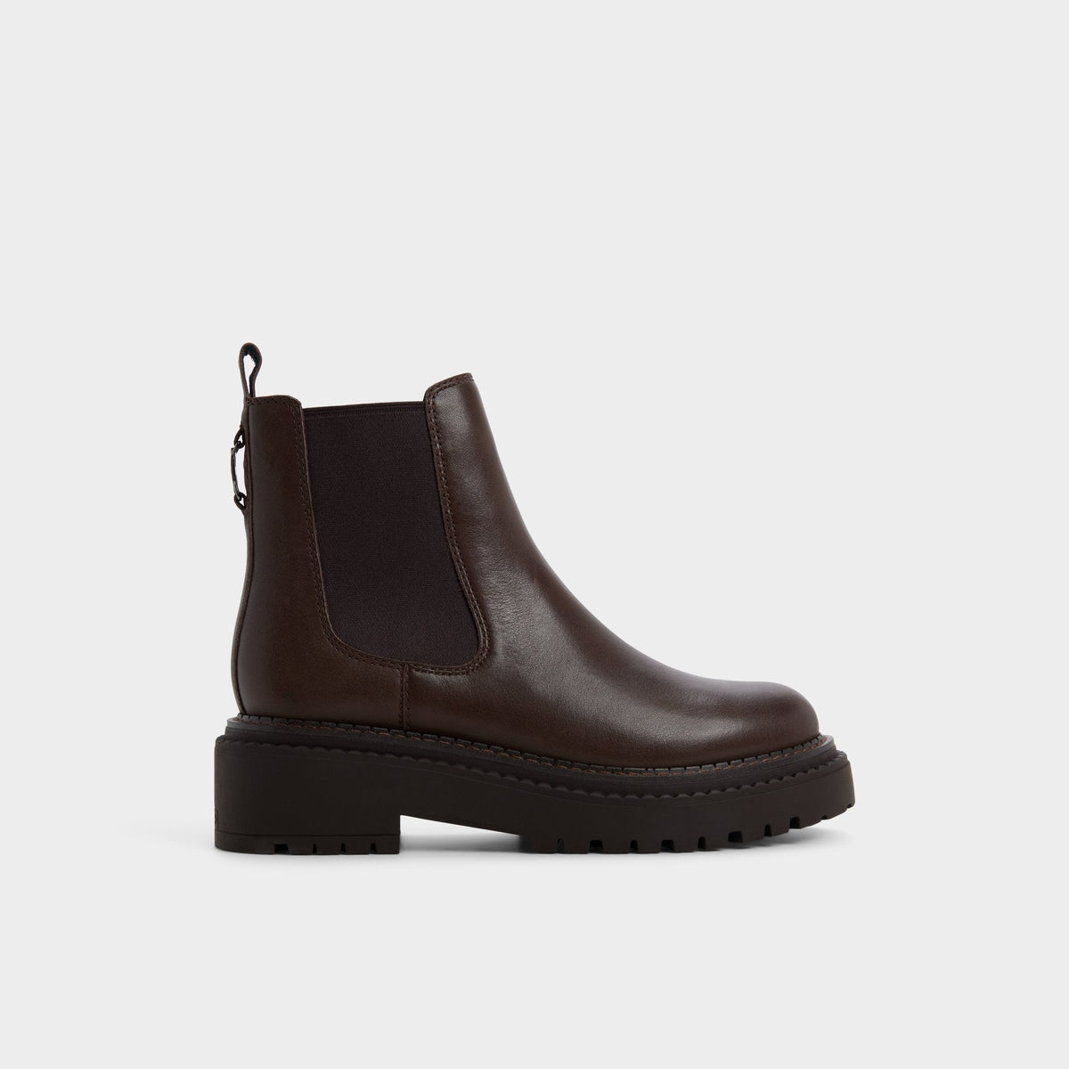 Bestina in Dark Brown - Chelsea boot, Lug sole | Aldo