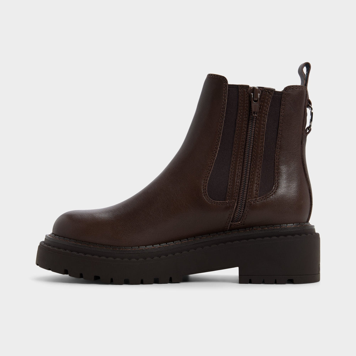 Bestina in Dark Brown - Chelsea boot, Lug sole | Aldo