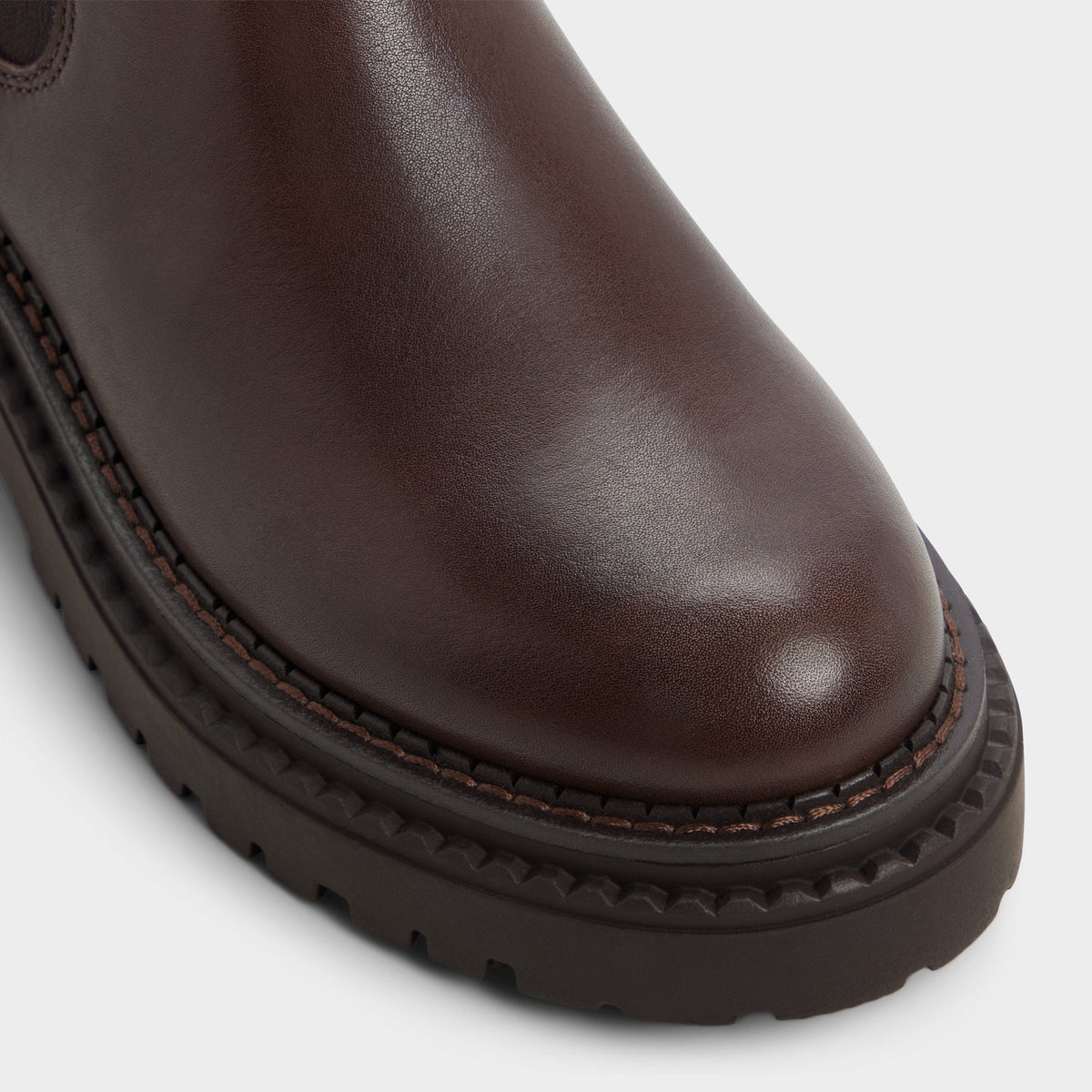 Bestina in Dark Brown - Chelsea boot, Lug sole | Aldo