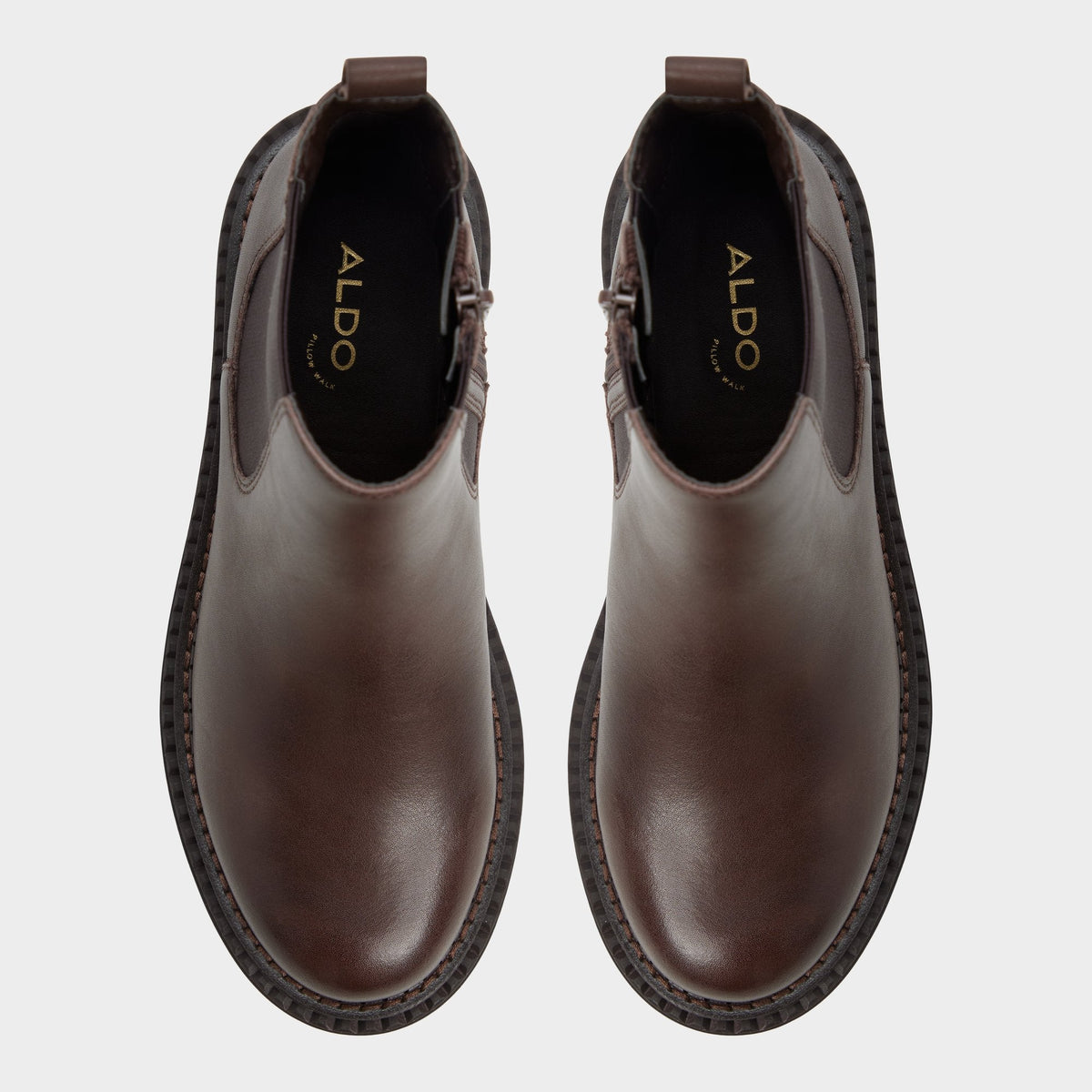 Bestina in Dark Brown - Chelsea boot, Lug sole | Aldo