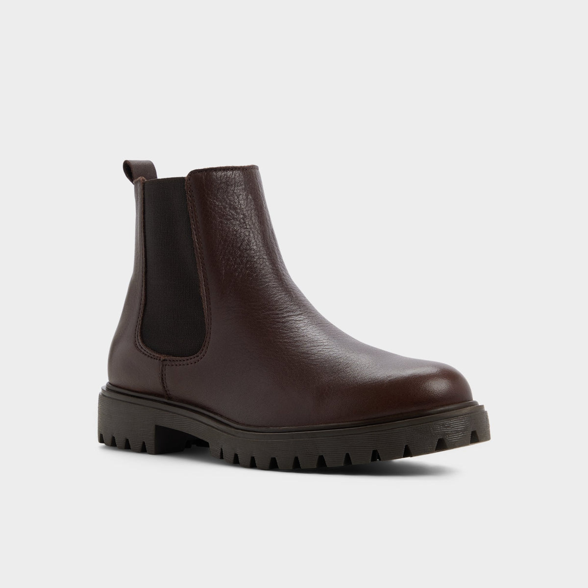Adalitlan in Medium Brown - Chelsea boot, Lug sole | Aldo