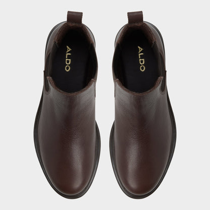 Adalitlan in Medium Brown - Chelsea boot, Lug sole | Aldo