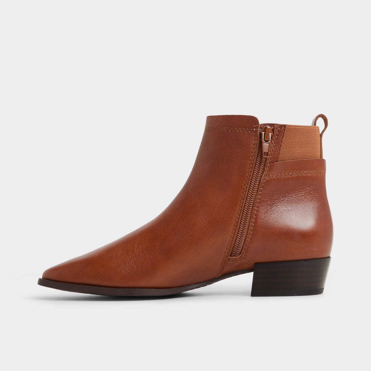 Raneldar in Medium Brown - Chelsea boot, Block heel | Aldo