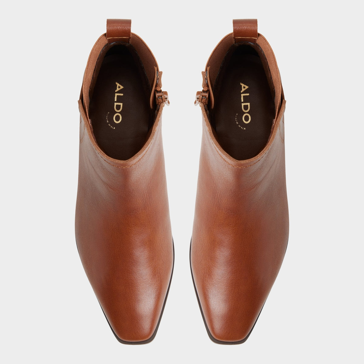 Raneldar in Medium Brown - Chelsea boot, Block heel | Aldo