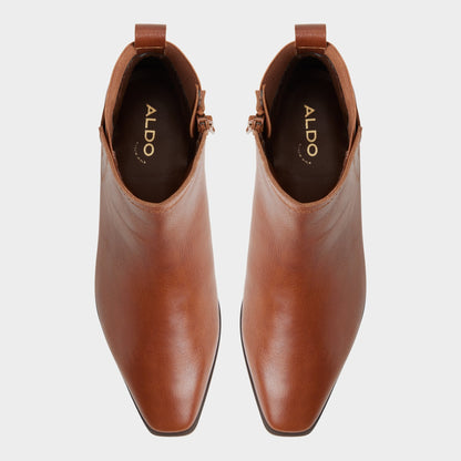 Raneldar in Medium Brown - Chelsea boot, Block heel | Aldo