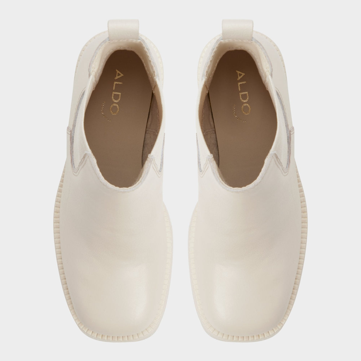 Anneliese in Other White - Chelsea boot, Lug sole | Aldo