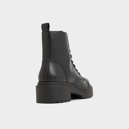 Goer Black Women's Casual boots - Combat ankle boot, Lug sole | Aldo