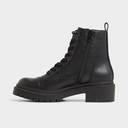 Goer Black Women's Casual boots - Combat ankle boot, Lug sole | Aldo