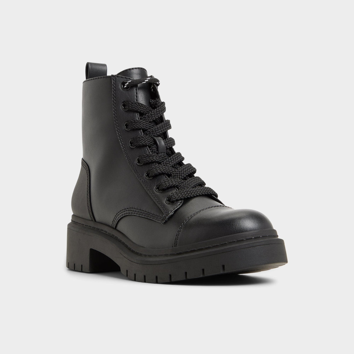 Goer Black Women's Casual boots - Combat ankle boot, Lug sole | Aldo