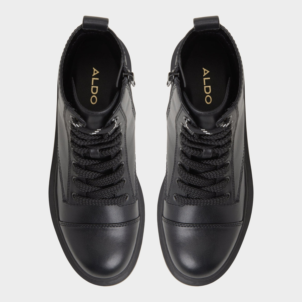 Goer Black Women's Casual boots - Combat ankle boot, Lug sole | Aldo