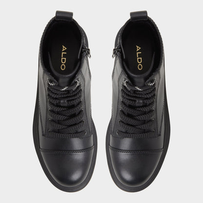 Goer Black Women's Casual boots - Combat ankle boot, Lug sole | Aldo