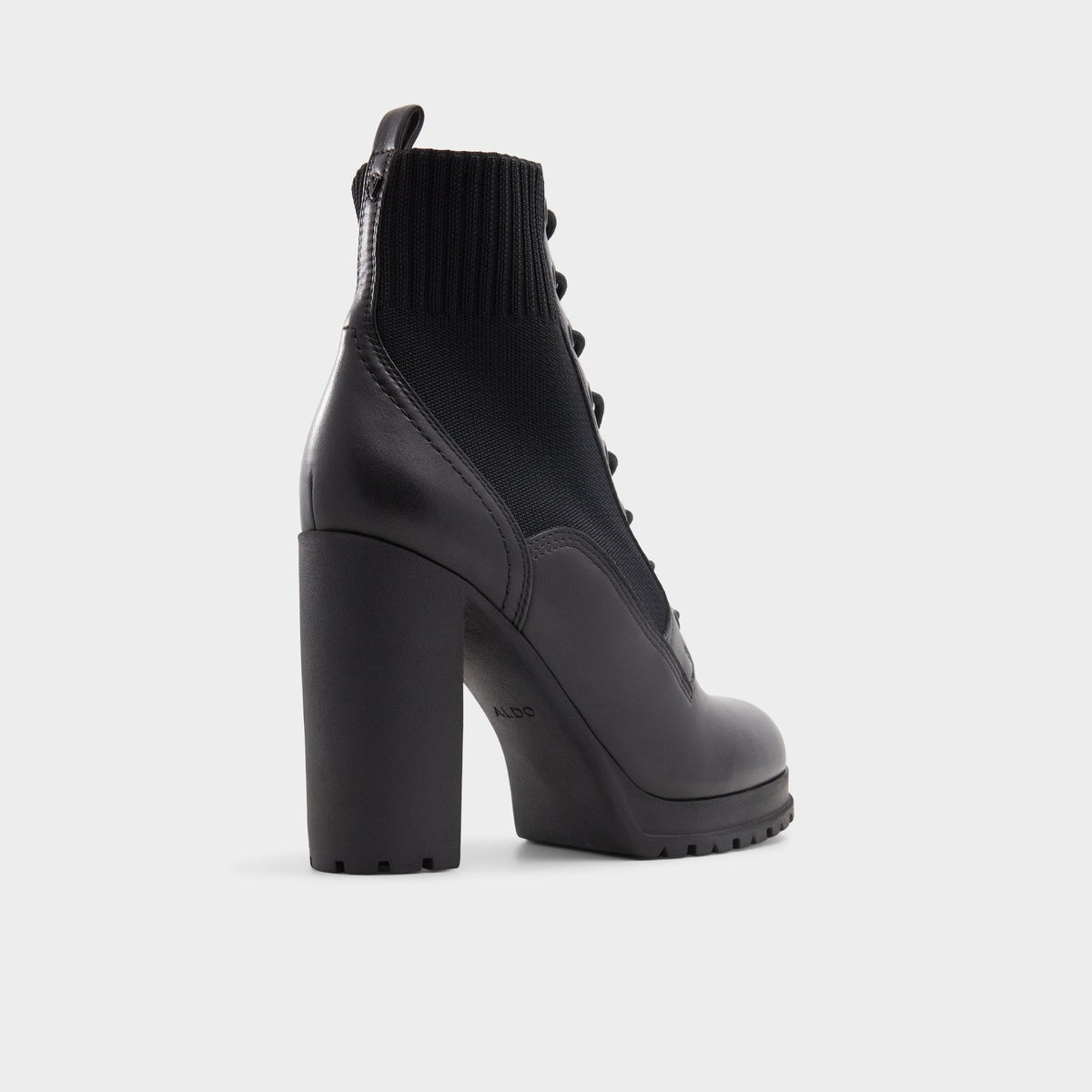 Rebellious Black Women's Combat boots - Combat ankle boot, Lug sole | Aldo
