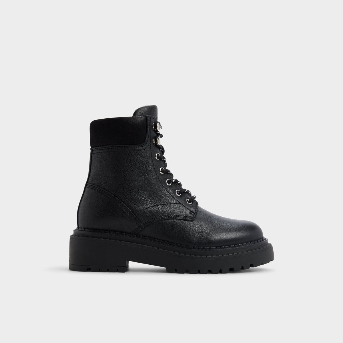 Lewellan in Black - Hiking boot, Lug sole | Aldo