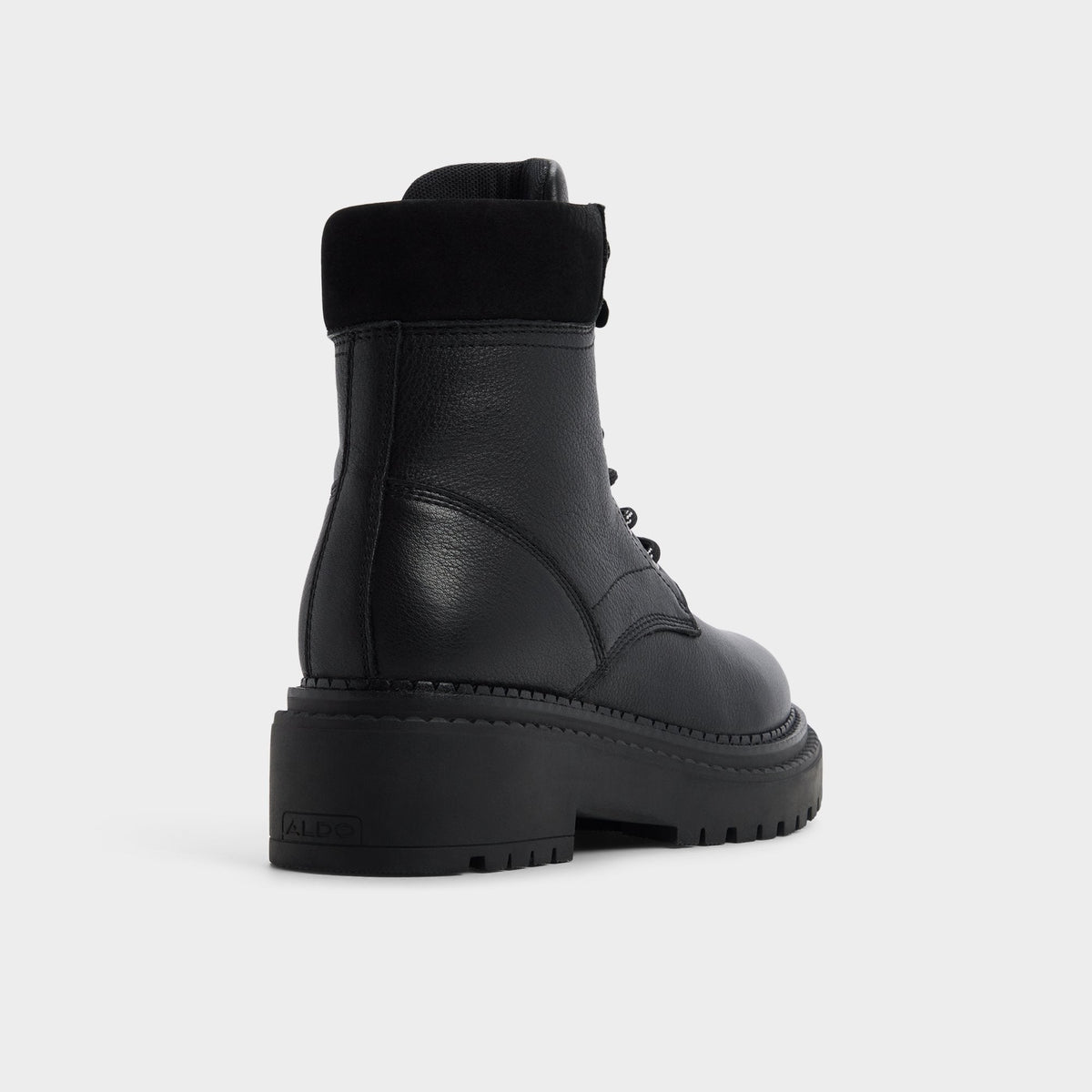 Lewellan in Black - Hiking boot, Lug sole | Aldo