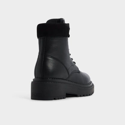 Lewellan in Black - Hiking boot, Lug sole | Aldo