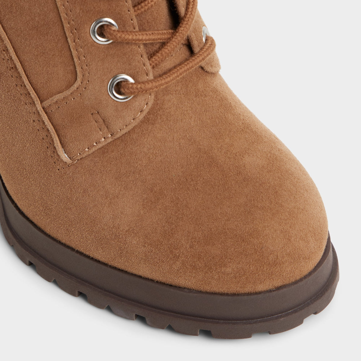Rebelliously in Light Brown - Combat ankle boot, Lug sole | Aldo