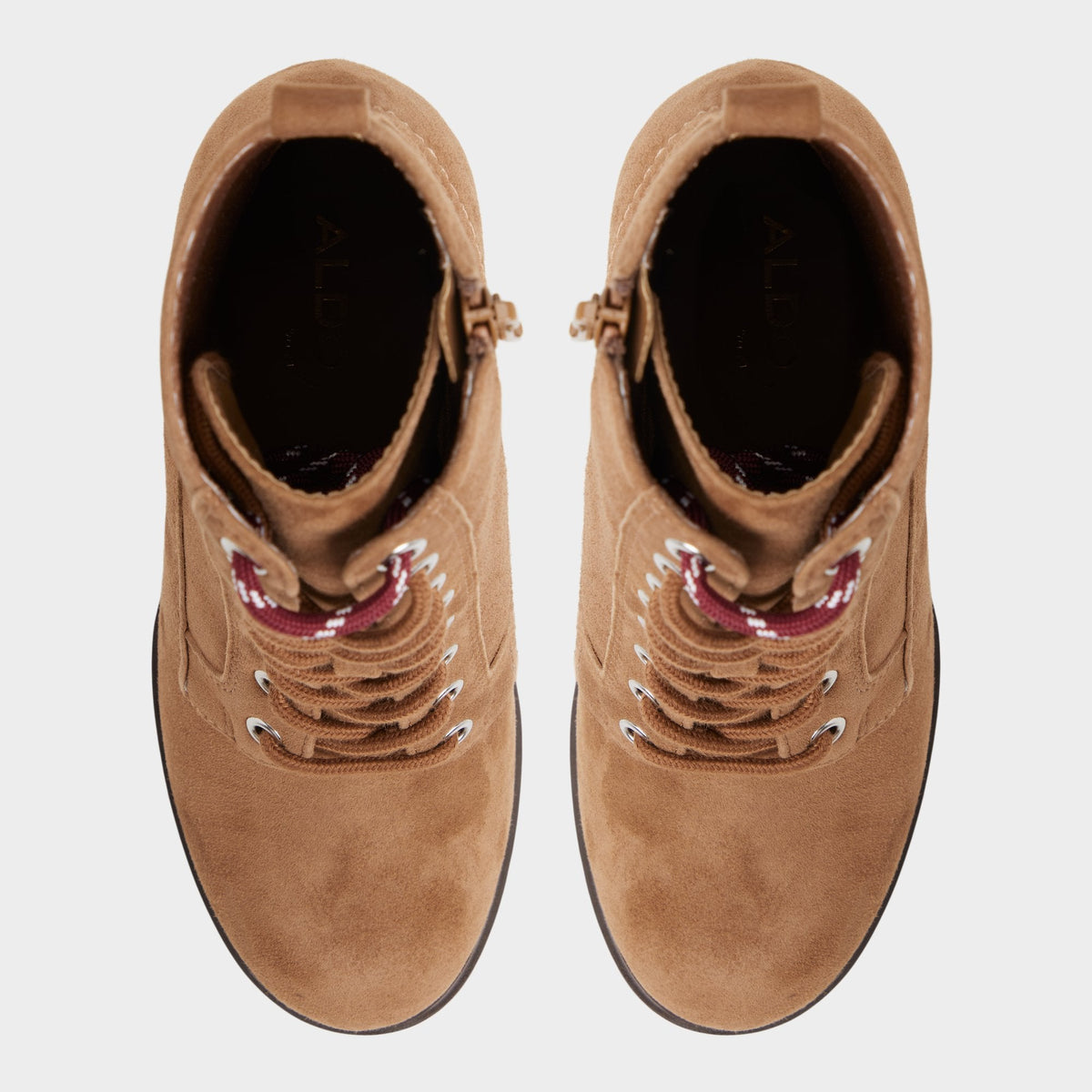 Rebelliously in Light Brown - Combat ankle boot, Lug sole | Aldo