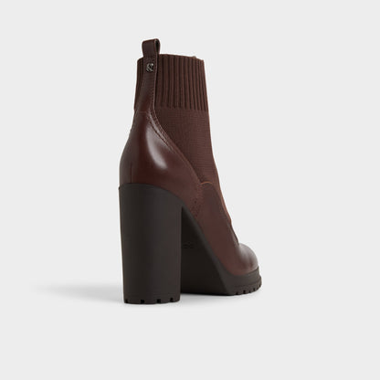 Rebellious in Other Brown - Combat ankle boot, Lug sole | Aldo