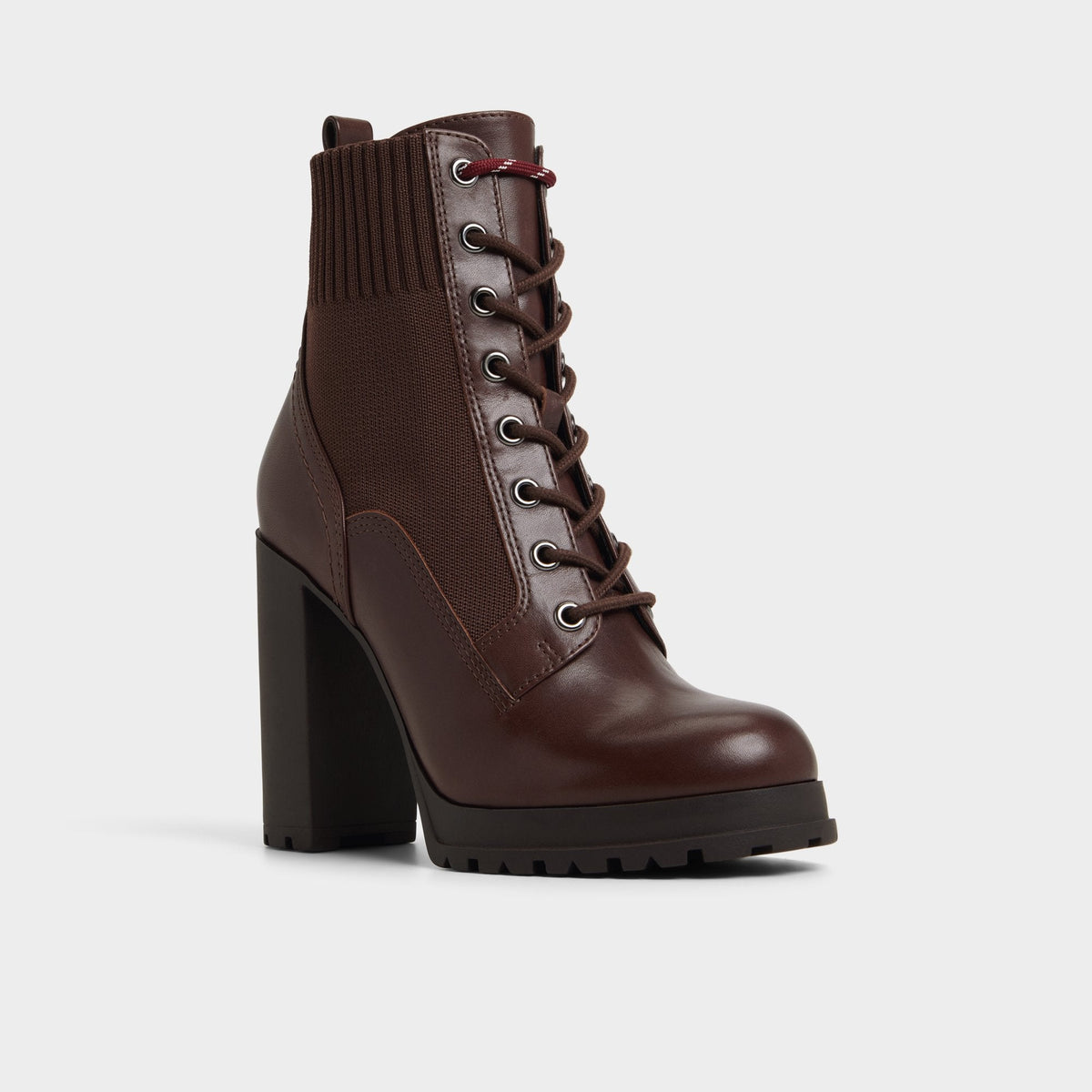 Rebellious in Other Brown - Combat ankle boot, Lug sole | Aldo