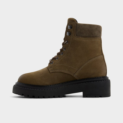 Lewellan in Dark Green - Hiking boot, Lug sole | Aldo