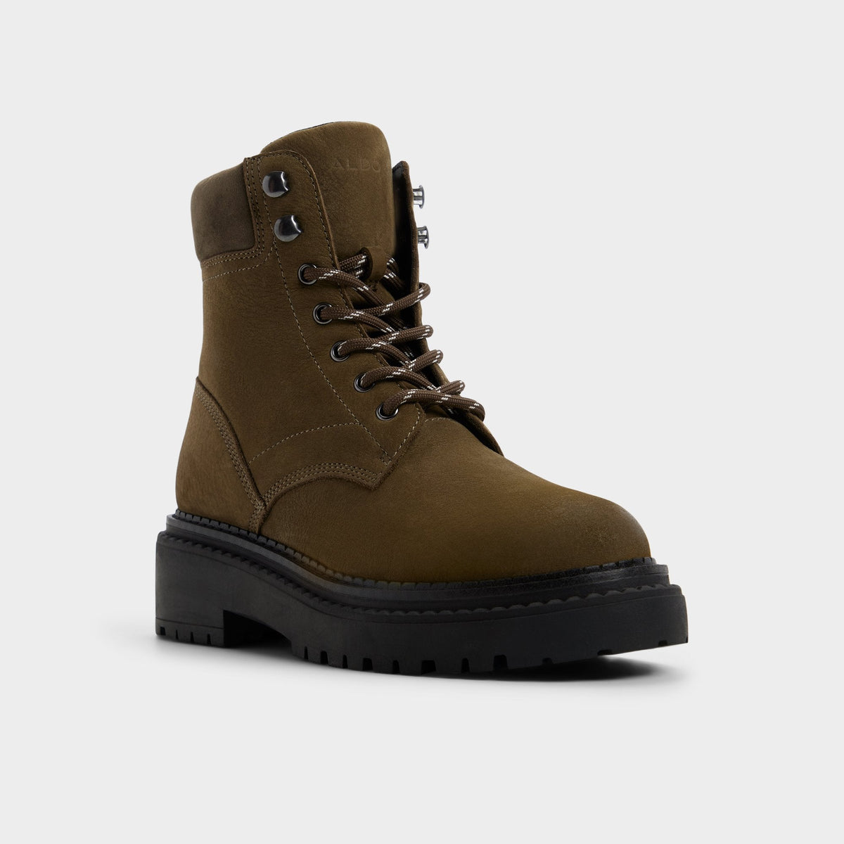 Lewellan in Dark Green - Hiking boot, Lug sole | Aldo
