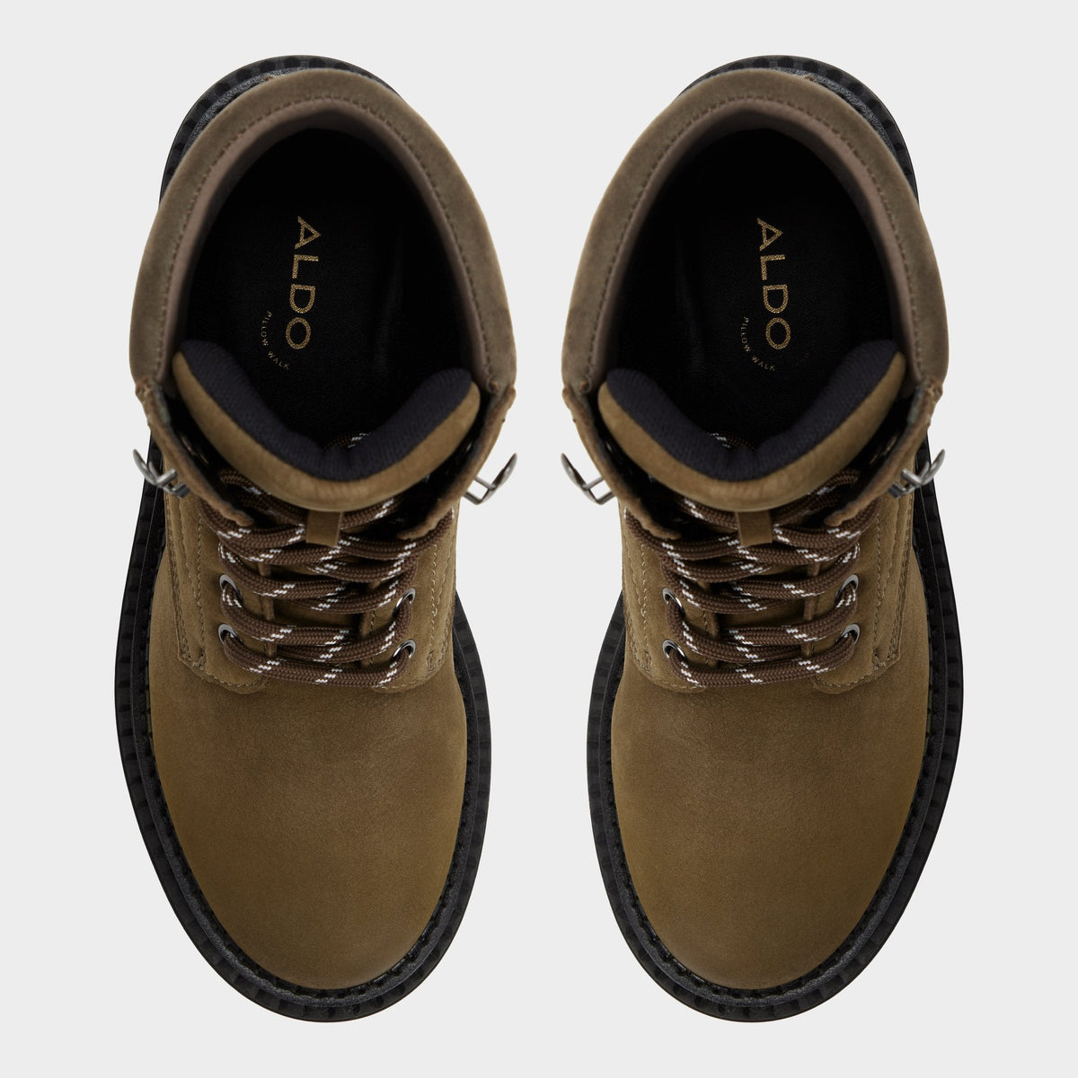 Lewellan in Dark Green - Hiking boot, Lug sole | Aldo