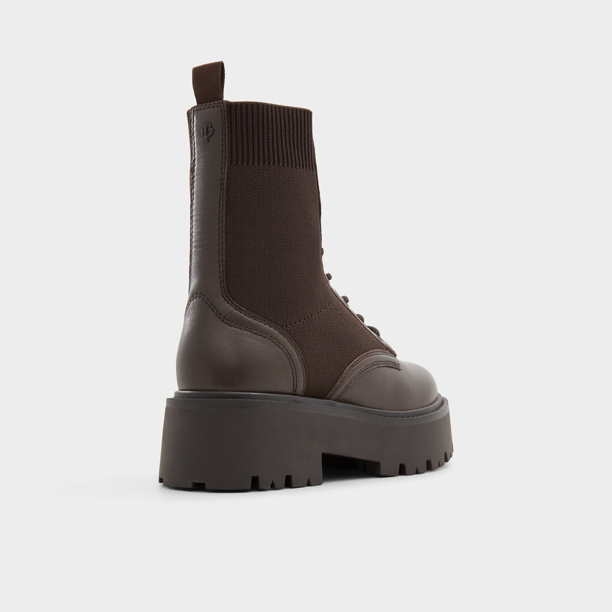 Talaleryknit Brown Overflow Women's Combat boots - Combat ankle boot, Brown | Aldo