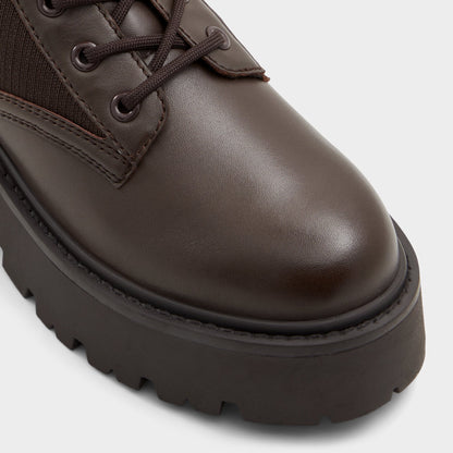 Talaleryknit Brown Overflow Women's Combat boots - Combat ankle boot, Brown | Aldo