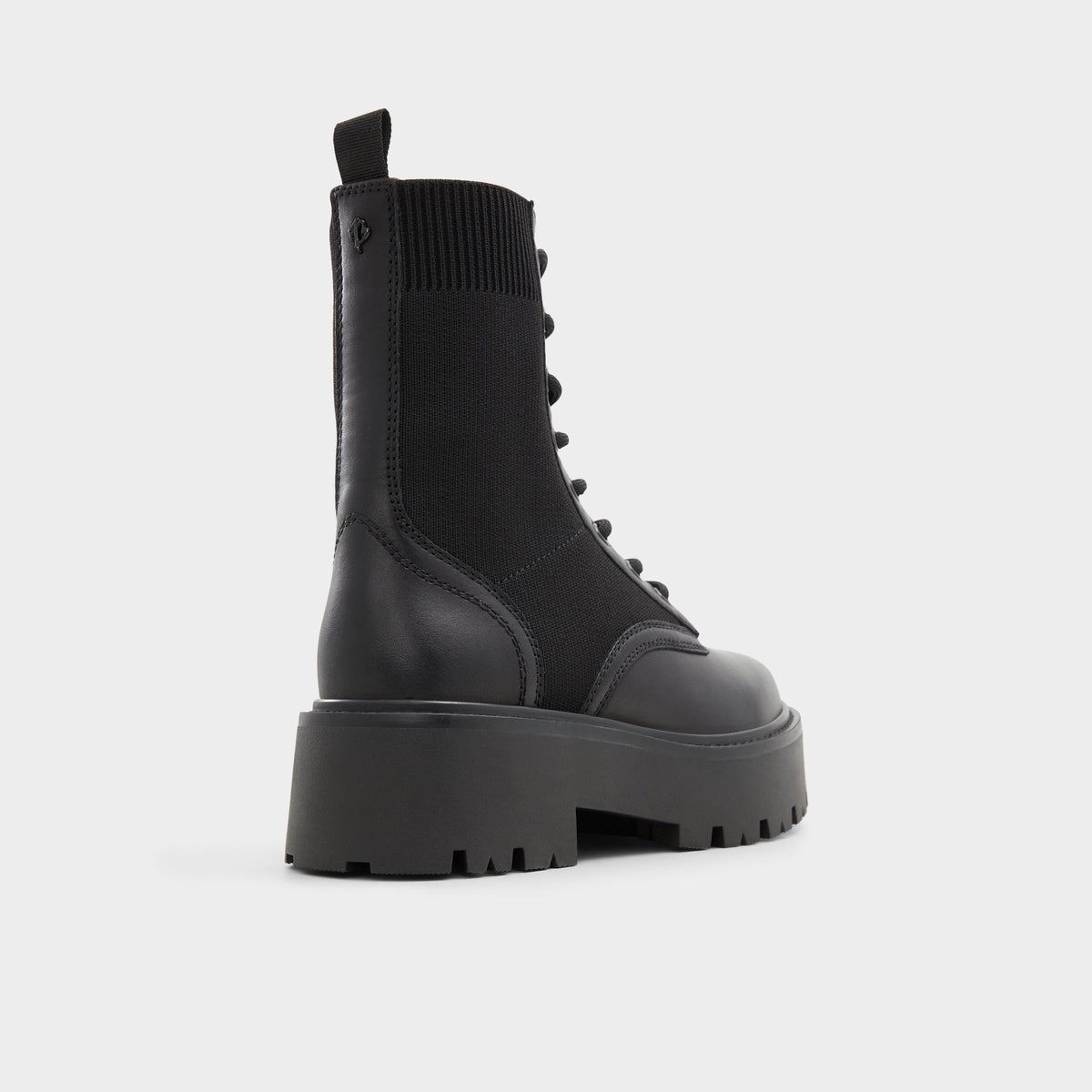 Talaleryknit Black Women's Combat boots - Combat ankle boot, Black | Aldo