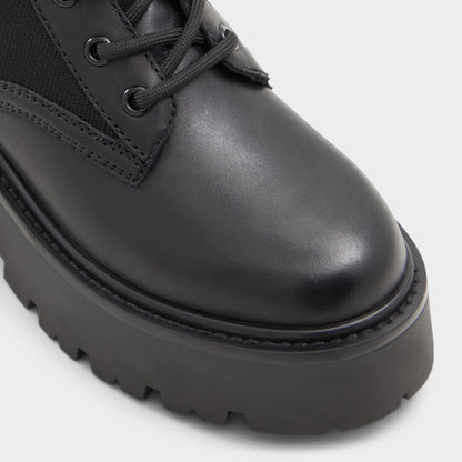 Talaleryknit Black Women's Combat boots - Combat ankle boot, Black | Aldo