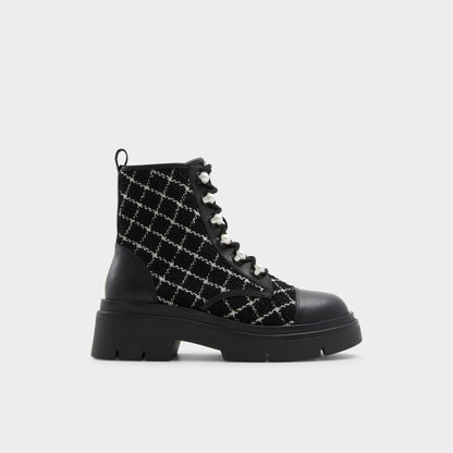 Marthia in Other Black - Combat ankle boot, Black | Aldo