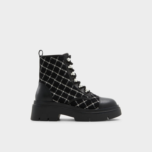 Marthia in Other Black - Combat ankle boot, Black | Aldo