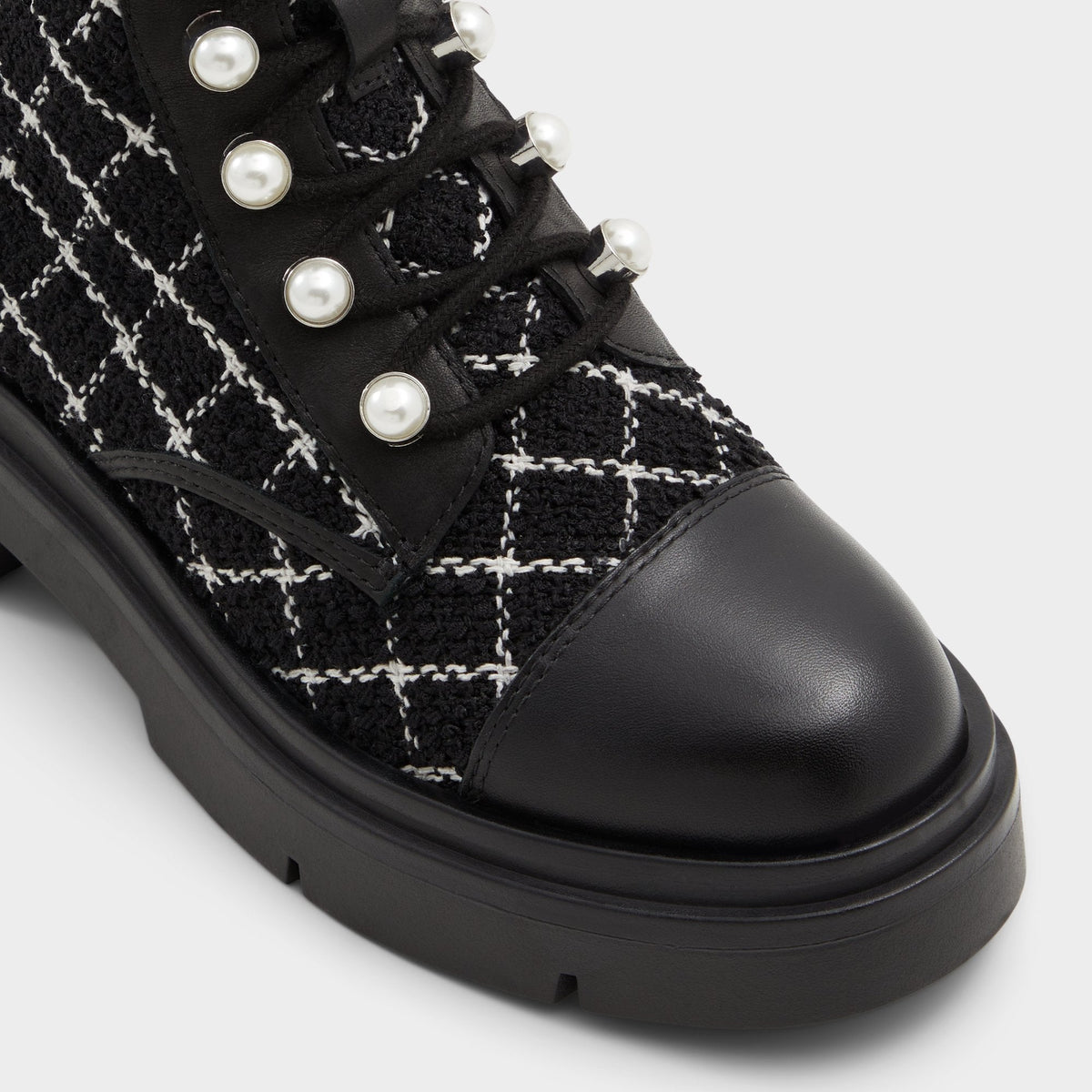 Marthia in Other Black - Combat ankle boot, Black | Aldo