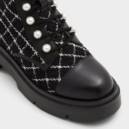 Marthia in Other Black - Combat ankle boot, Black | Aldo