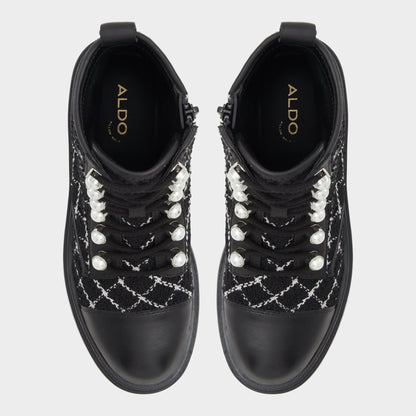 Marthia in Other Black - Combat ankle boot, Black | Aldo