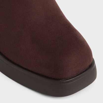 Auster in Dark Brown - Knee-high boot, Platform | Aldo
