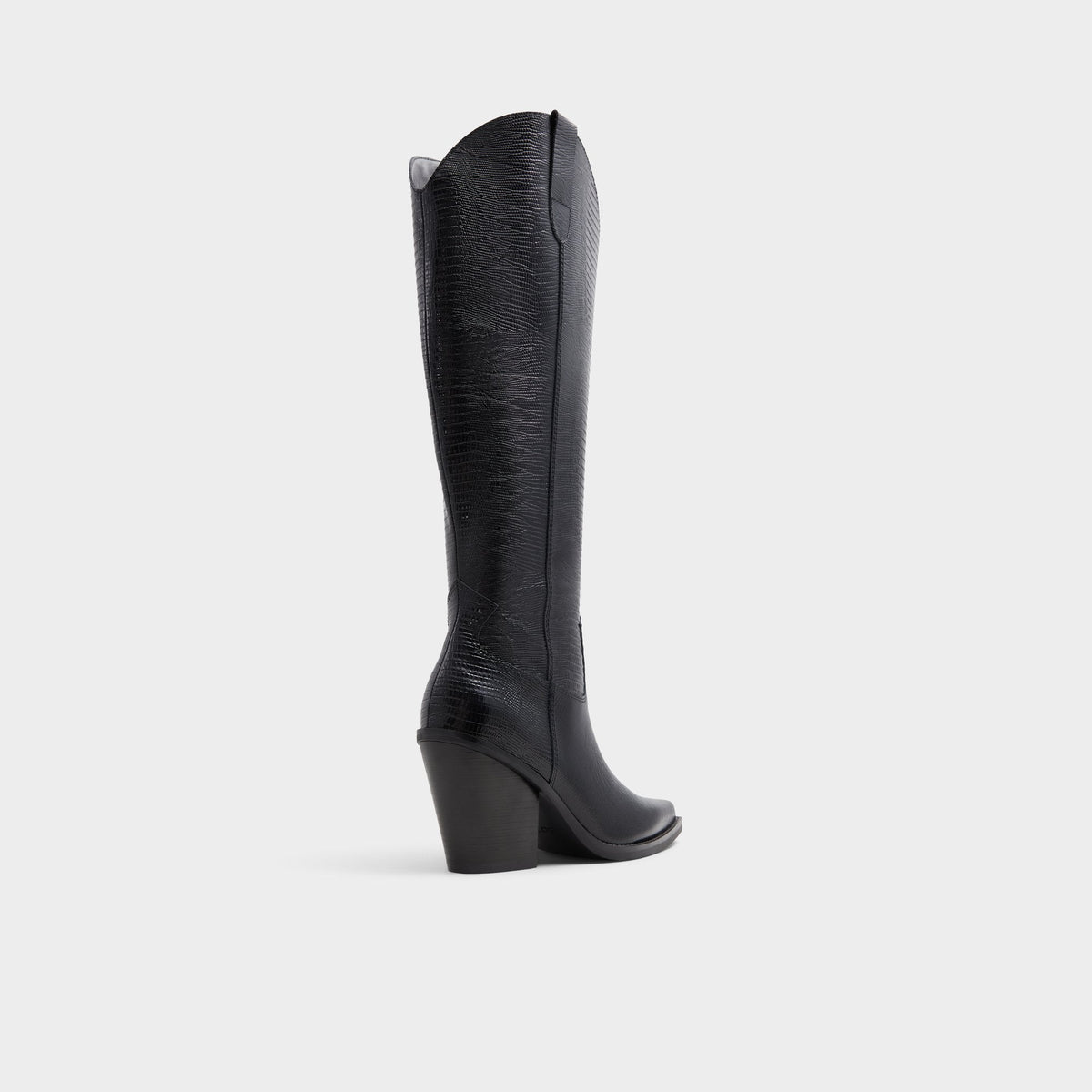 Nevada-wc Black Women's Western - Western knee-high boot, Black | Aldo