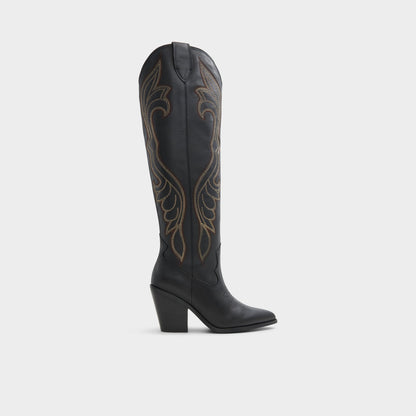 Alamo Other Black Women's Tall Boots - Western boot, Cup sole | Aldo