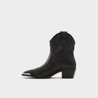 Valley Black Women's Western - Western boot, Block heel | Aldo